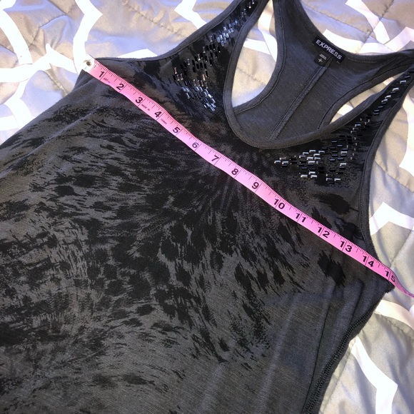 💋💋💋 3 for $20 💋💋Express Grey Razor Back tank - Picture 5 of 8